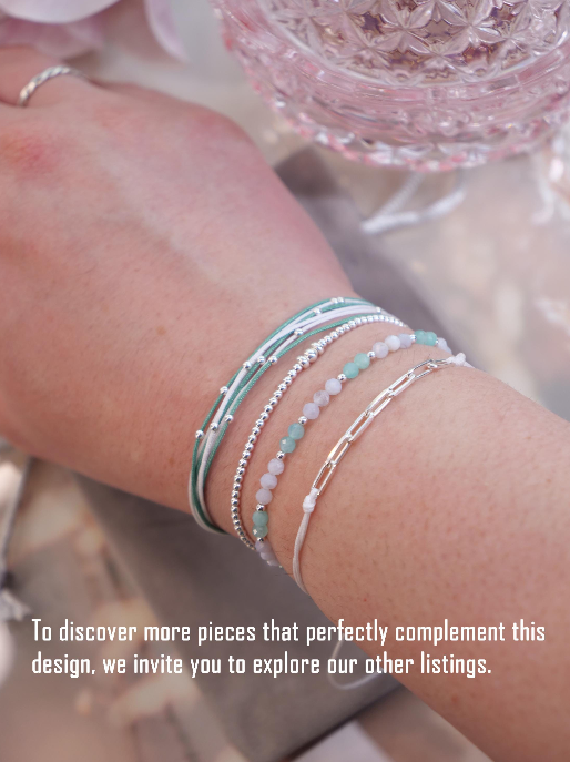 3mm Minimalist Gemstone Bracelet, Amazonite bracelet, Blue Lace Agate bracelet, Elastic gemstone bracelet, Stacking bracelet, Beach bracelet