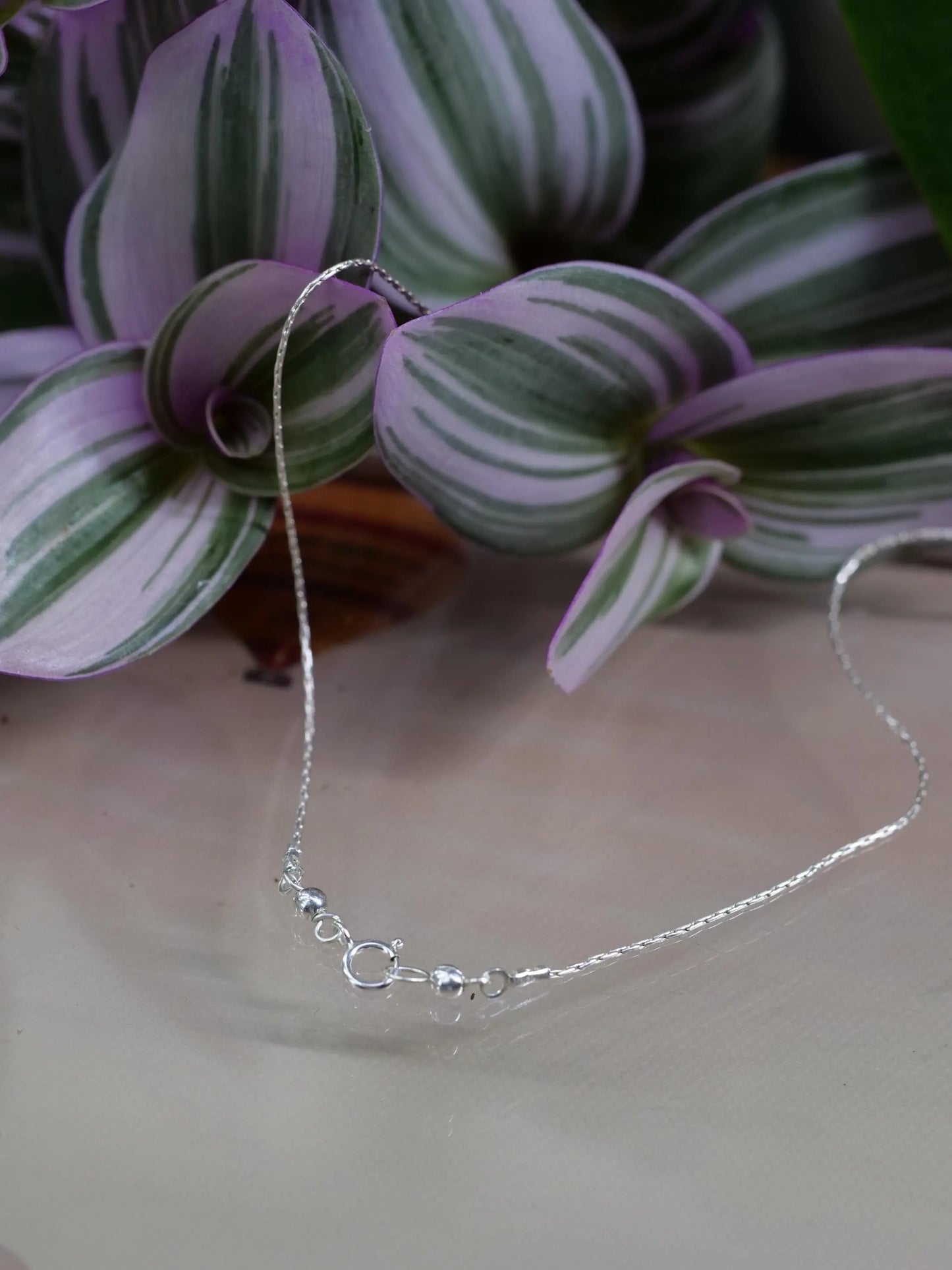 Emerald 3mm Natural Gemstone Sterling Silver Dainty Necklace, Genuine Top Grade Gift Jewelry, Women Crystal Energy Jewellery