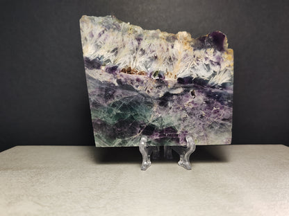 Multicolour Fluorite Natural Slab Gemstone