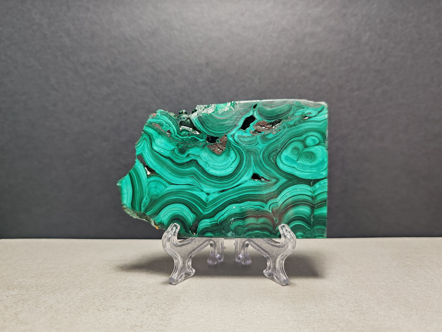 Malachite Natural Slab Gemstone