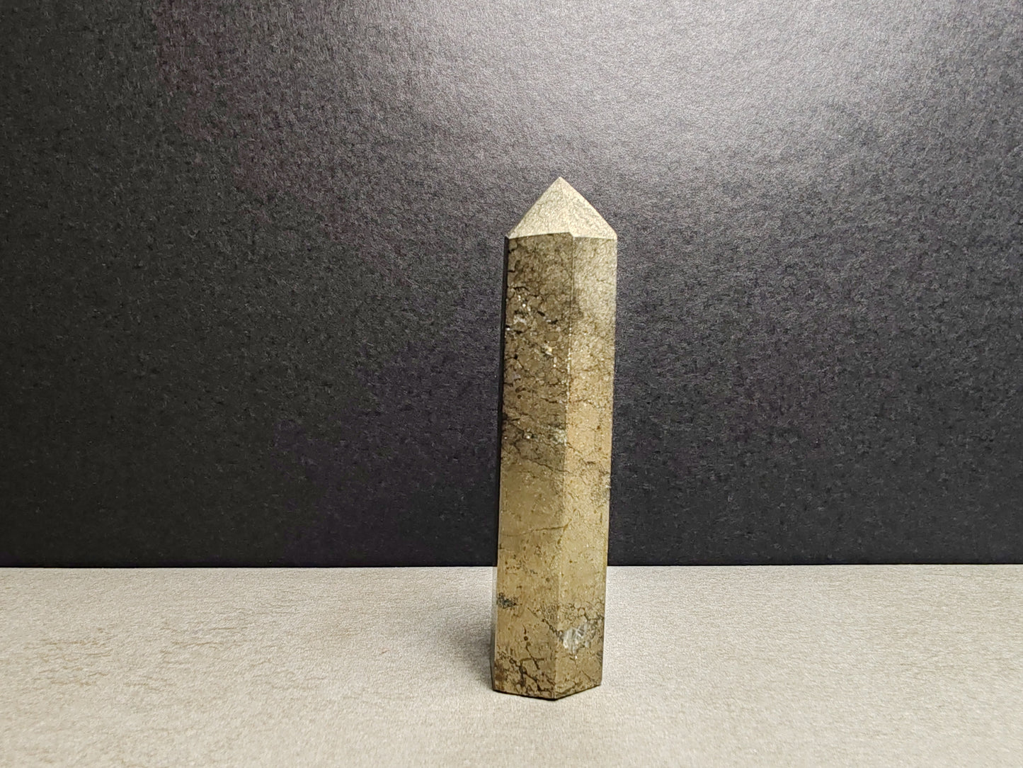 Pyrite Natural Tower Obelisk Gemstone