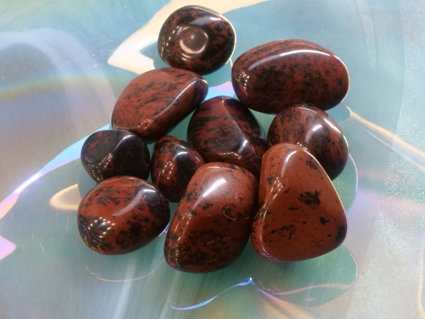 Mahagony Obsidian Natural Tumbled Gemstones