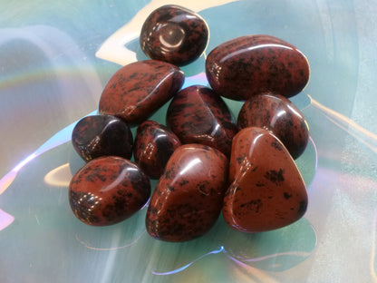 Mahagony Obsidian Natural Tumbled Gemstones