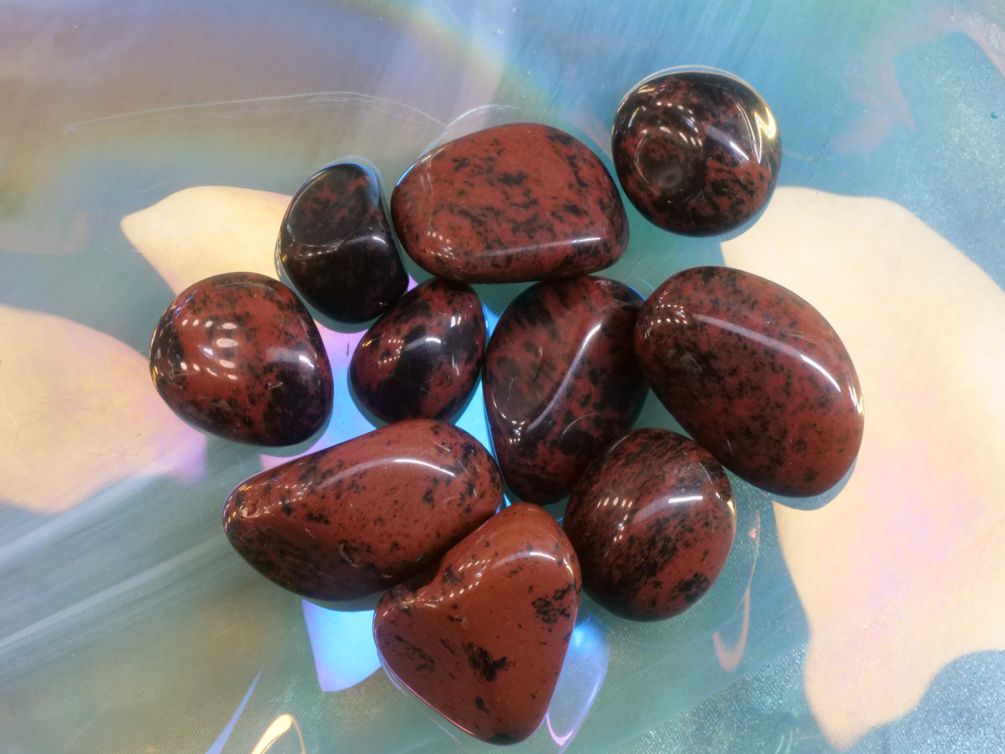 Mahagony Obsidian Natural Tumbled Gemstones