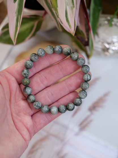 Eagle Eye 8mm Beaded Natural Gemstone Elastic Bracelet, Genuine Top Grade Gift Jewelry, Men Women Fashion Crystal Energy Jewellery