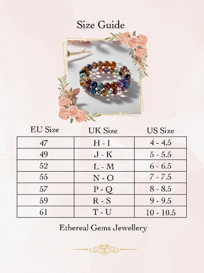 Amazonite Beaded Natural Gemstone Sterling Silver/14ct Gold Filled Elastic Ring, Genuine Top Grade Gift Jewelry, Women Fashion Jewellery