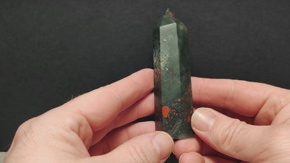 Bloodstone Natural Tower Obelisk Gemstone