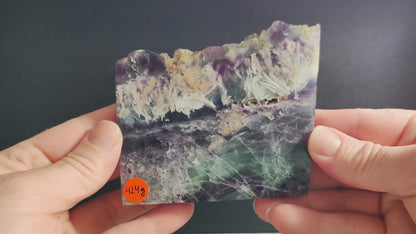 Multicolour Fluorite Natural Slab Gemstone