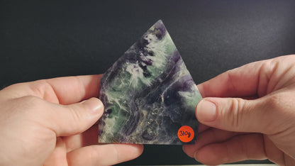 Multicolour Fluorite Natural Slab Gemstone