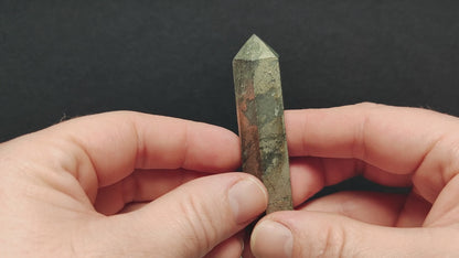 Pyrite Natural Tower Obelisk Gemstone